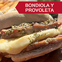 Bondiola y provoleta