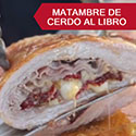 Matambre de cerdo al libro