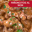 Riñoncitos al wok