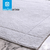 Alfombra Pie de baño Seclar Premium 700Grs Blanca Lisa.