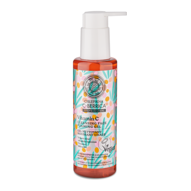 Gel Espuma Limpieza Facial C-Berrica - Natura Siberica (145 ml)