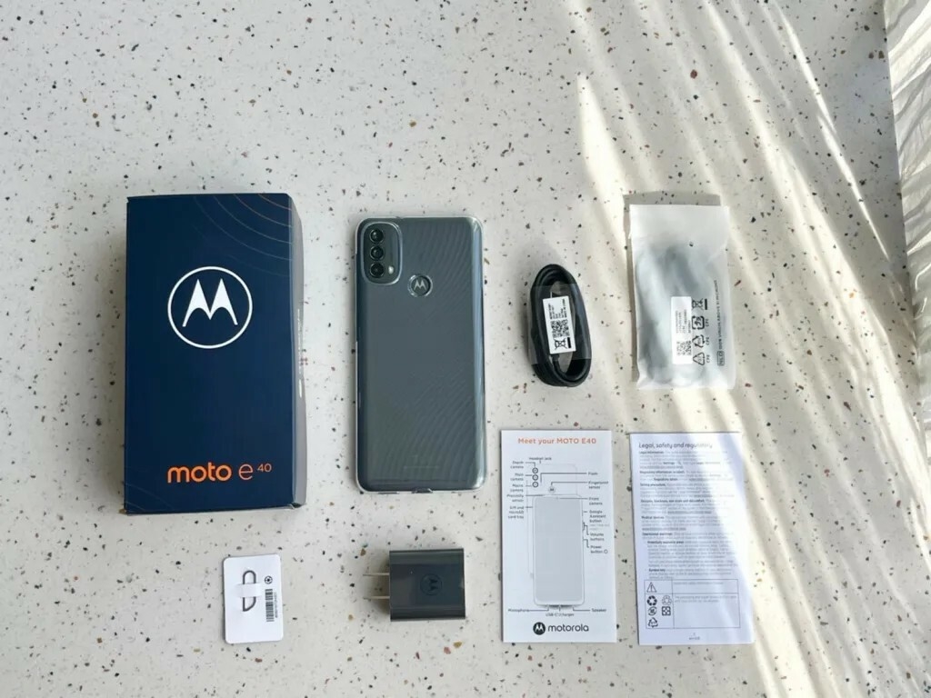 Smartphone Motorola Moto E40 64GB 4GB RAM Tela 6,5” Gr