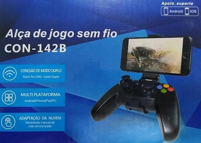 Controle Estilo Vídeo Game Bluetooth Gamepad Para Jogos De Celular