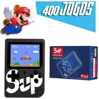 Mini Game Portatil Sup Game Box 400 Jogos Tela 3 Com Controle