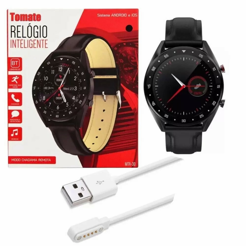 Relógio Inteligente Smartwatch Bluetooth 4.0 IP68 Android Ios