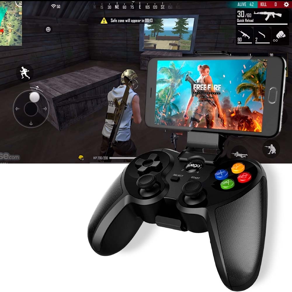 Controle Gamepad Suporte Joystick Celular Jogos Free Fire