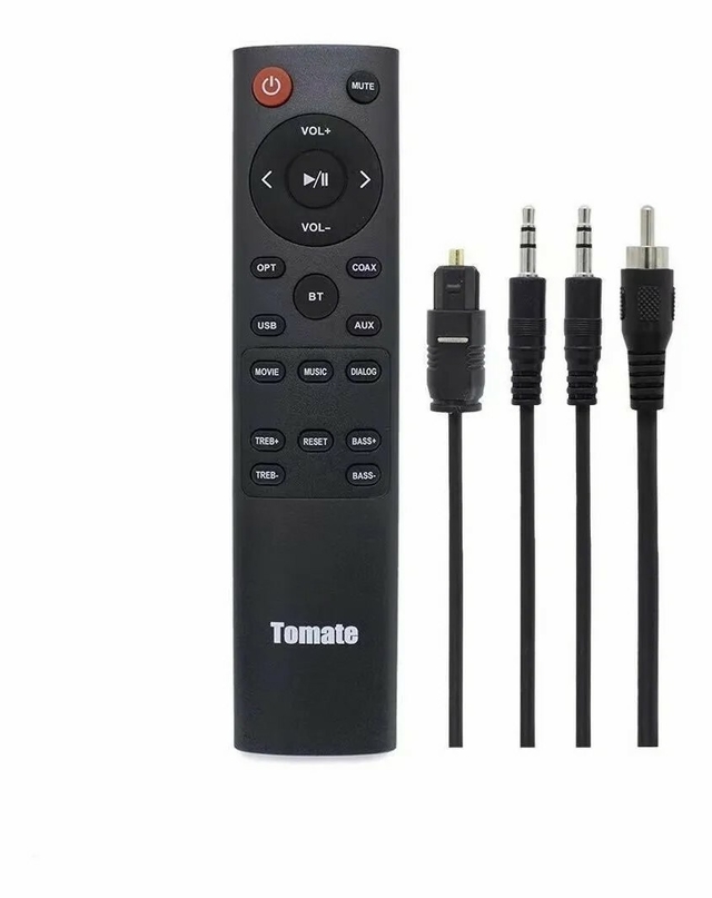 Soundbar Home Theater Caixa De Som Subwoofer 180w Bivolt Tomate MTS2025