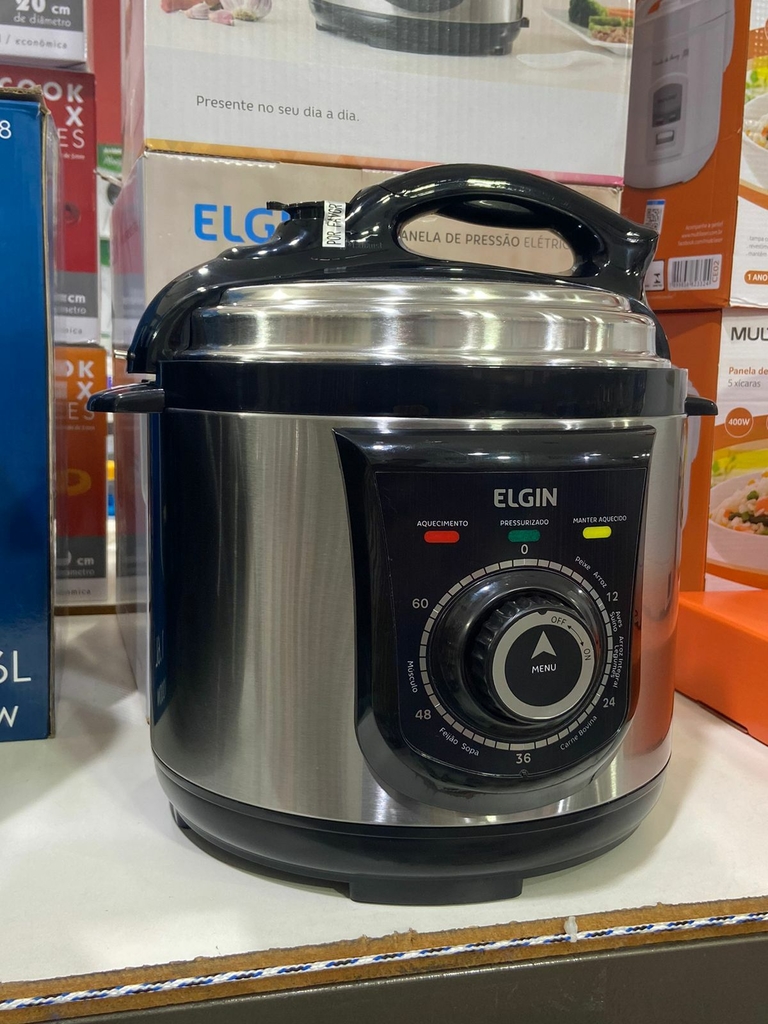 Panela Elétrica Pressão Elgin 4 Litros 840W Inox