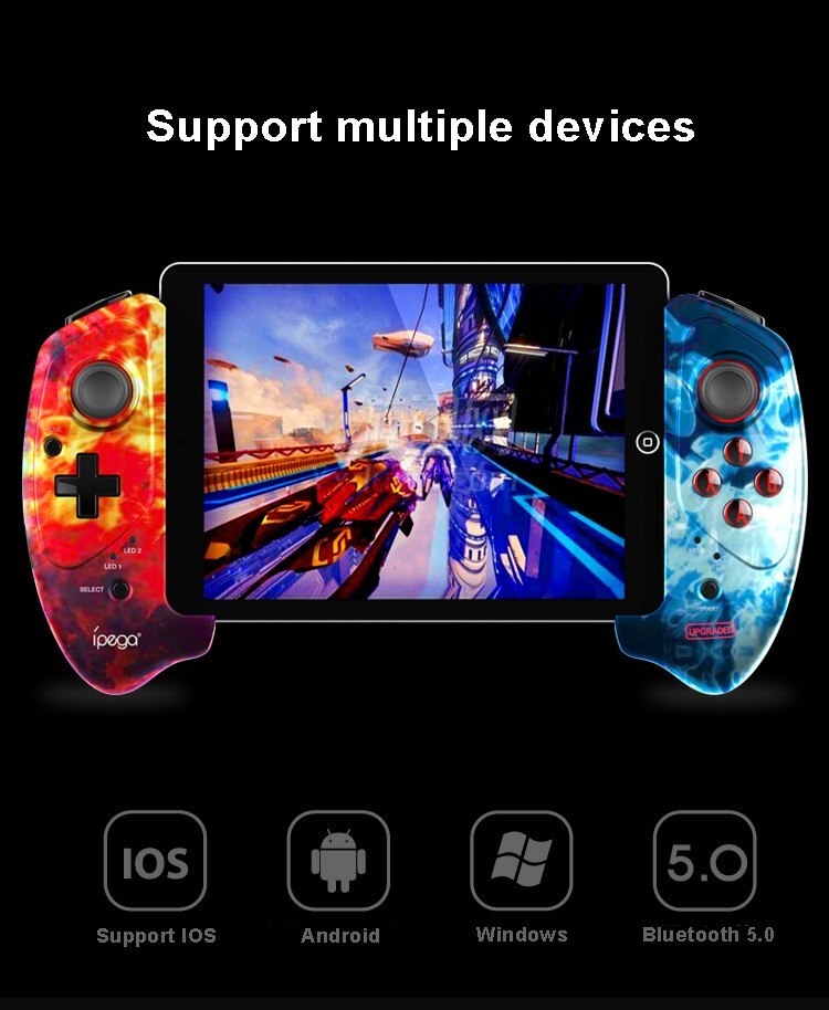 Controle Joystick Bluetooth Gamepad Para Tablet, Celular E Ipad Universal  Android E Ios Compativel Com Windows, Android Tv E Pc