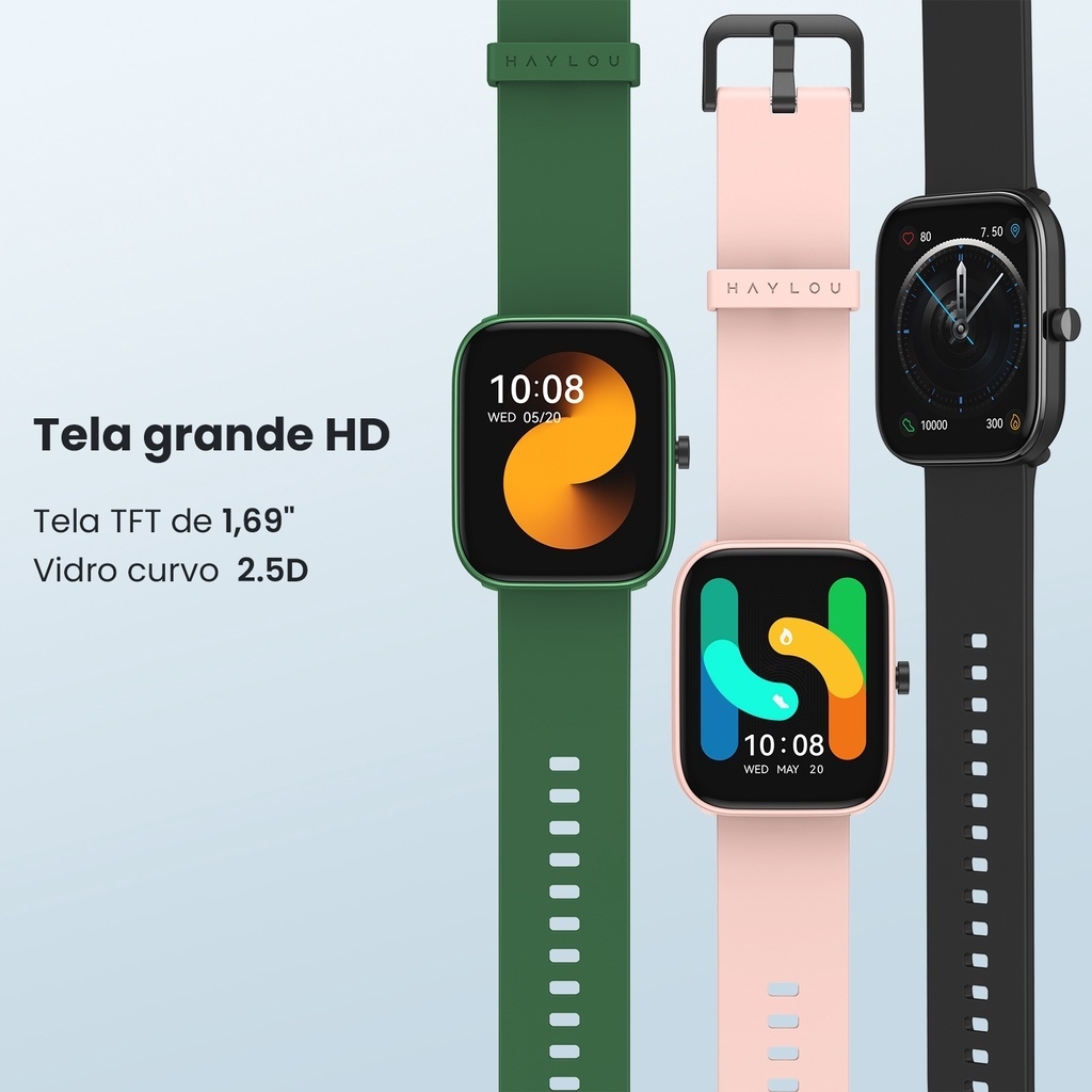 Relógio Smartwatch Haylou Gst Bluetooth 5.1 Tela De 1,69