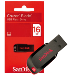 PENDRIVE 16 GB SANDISK CRUZER BLADE USB 2.0