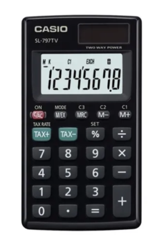 Calculadora De Bolsillo Casio Sl-797tv 8 Dig