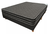COLCHON Y SOMMIER DE RESORTES BLACK 2 PLAZAS 130 x 190