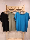 SFBL60 BLUSA LINO LISO, ESPALDA GOTA