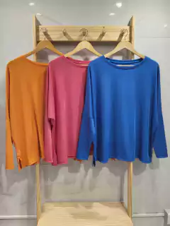 AYR01 REMERA MORLEY MANGA LARGA CUELLO REDONDO MICROFIBRA - comprar online