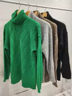 AMPL05 POLERA ZIGZAG - AYRA