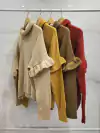 ANPL01 POLERA CON VOLADOS EN LA MANGA en internet