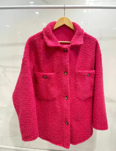 Imagen de AYCP01 CAMISACO OVERSIZE CORDERITO CON 6 BOTONES