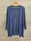 AFRS01 SACO BREMER CON BOTON BOLSILLOS Y VOLADO