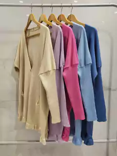 AFRS01 SACO BREMER CON BOTON BOLSILLOS Y VOLADO - comprar online