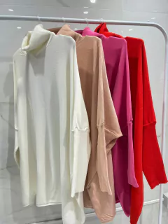 ALPL01 POLERA PONCHO BREMER SUPER AMPLIA - comprar online