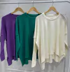 AJSW03 SWEATER BREMER AMPLIO CON TAJITOS - AYRA