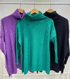 AJPL01 POLERON BREMER CON OCHITOS - comprar online