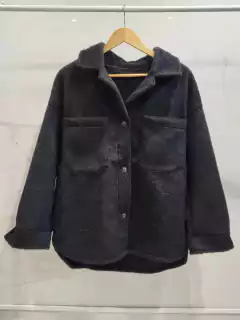 AFCP02 CAMISACO OVERSIZE TEDDY BEAR CON BOTONES en internet