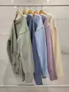 ASLS02 CARDIGAN ACRILICO CON BOLSILLOS Y BOTONES COCO - tienda online