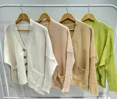 ANS04 SACO BOTON Y BOLSILLO MANGA MORLEY - comprar online