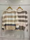 ACRSW02 SWEATER RAYADO COMBINADO TRICOLOR