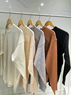 ACRSW07 SWEATER BREMER 2 LINEAS TRENZA - tienda online
