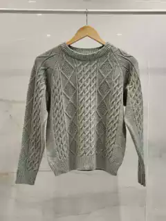ALISW02 SWEATER BREMER TRENZAS Y ROMBO - AYRA