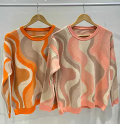ALNSW04 SWEATER LINEAS CURVA