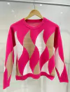 ALNSW03 SWEATER ROMBOS CURVADOS