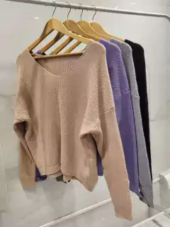 ALUSW02 SWEATER V CALADO