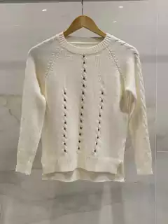 ALUSW03 SWEATER TRENZA EN LA MANGA