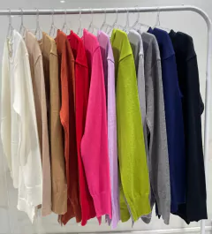 ATSW03 SWEATER AMPLIO CON TAJO - comprar online