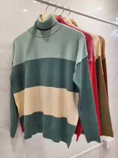 AMPPL03 POLERA TRICOLOR MANGA MORLEY