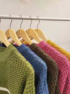 ASLSW02 SWEATER GRUESO CON LINEAS - tienda online