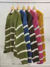 ASLSW02 SWEATER GRUESO CON LINEAS