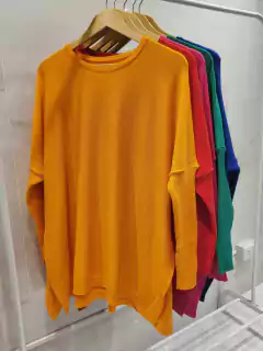 AFRSW05 SWEATER AMPLIO CON TAJO Y MANGA MORLEY en internet