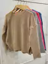 Imagen de AFRSW04 SWEATER CON TAJO FINAL Y PUÑO MORLEY