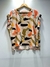 SFBL64 BLUSA LINO SIN MANGA HOMBRO HOLGADO ESTAMPADO - comprar online