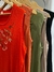 SNBL24 BLUSA SIN MANGAS CON BORDADO CENTRO - comprar online