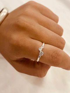 Anillo Circones Redondos de Brillo