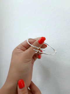 Pulsera Bangle Circon Naranja