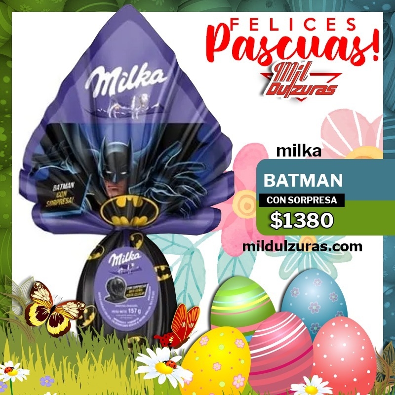 HUEVO MILKA SUPERHEROE CON SORPESA - Mil Dulzuras