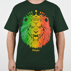 Camiseta Leão Verde Musgo