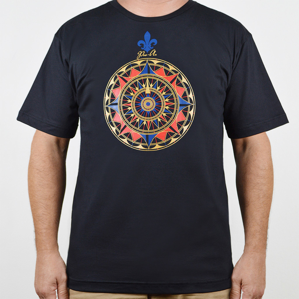 camisa rosa dos ventos